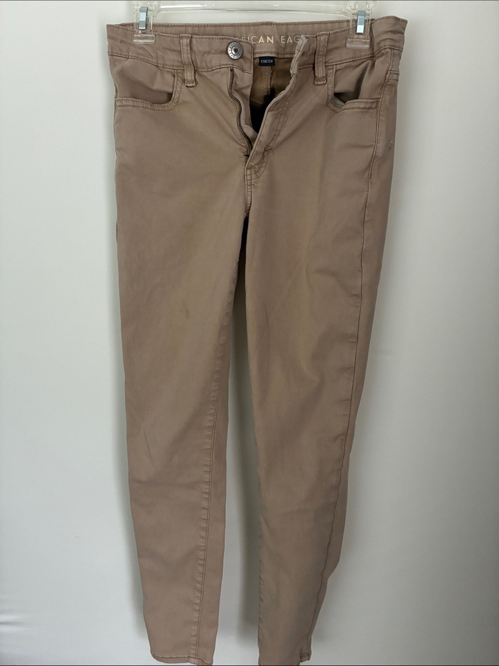 American Eagle Outfitters Women's Light Brown Skinny Jeans